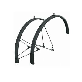 Комплект крыльев SKS BLUEMELS STYLE 27.5"-29", 65 мм, матовый чёрный, 11838, изображение  - НаВелосипеде.рф