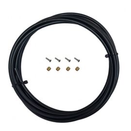 Гидролиния TBS BH90 OD Ø5,0 x ID Ø2,0, чёрная, 3м. для Shimano, с фитингами, на карточке, BH90 CABLE, изображение  - НаВелосипеде.рф