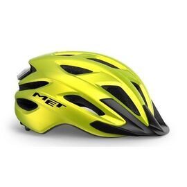 Велошлем Met Crossover Metallic Lime Yellow, 2025, 3HM149CE00XLGI1, Вариант УТ-00377088: Размер: OS (52-59см), изображение  - НаВелосипеде.рф