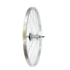 Колесо заднее  26" TRIX, обод алюминиевый, одинарный, 36H, 559х21/25х15,6мм, 1 скорость, YKL11-26-silver-6721, изображение  - НаВелосипеде.рф