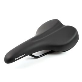 Седло велосипедное HORST, MTB, универсальное, 260х150мм. черное, 00-180757, изображение  - НаВелосипеде.рф