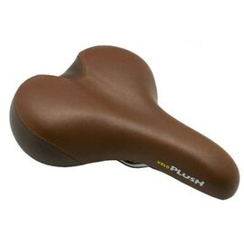 Седло велосипедное VELO PLUSH, 270x210 мм, гелевое, коричневое, SD-VL-6221-0-BR, изображение  - НаВелосипеде.рф