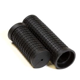 Грипсы TRIX, резиновые, 100мм+70мм, для ревошифта, черные, GRTX-64-TPR-BLACK, изображение  - НаВелосипеде.рф