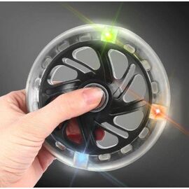 Колесо для самоката Vinca Sport, PVC, ABEC 7, со светодиодами,  114*20мм, черное. SC 114 black light, изображение  - НаВелосипеде.рф