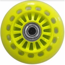 Колесо Vinca Sport для самоката, полиуретан, ABEC 7,.80*22мм, лаймовый, SC 80 lime, изображение  - НаВелосипеде.рф