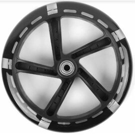 Колесо Vinca Sport для самоката, полиуретан, ABEC 7, светодиоды,.200*30мм, черное, SC 200 black light, изображение  - НаВелосипеде.рф