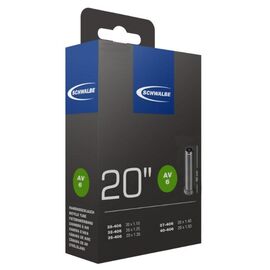 Велокамера Schwalbe AV6 ETRTO 28/40-406, 20-1.1/1.5, 95 грамм, автониппель 40 мм, 10413310, изображение  - НаВелосипеде.рф