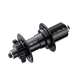 Втулка Bitex для MTB со стальным барабаном Shimano Micro Spline, задняя, под ось 12 мм. BX207R32H-12-142BK_STMS, изображение  - НаВелосипеде.рф