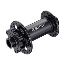 Втулка передняя Bitex BOOST для MTB, под сквозную ось 15 мм, ширина 110 мм, дисковый тормоз, BX211F28H-15-110, изображение  - НаВелосипеде.рф