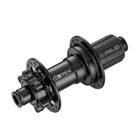 Втулка задняя Bitex BOOST для MTB со стальным барабаном Shimano, под эксцентриковый зажим M10, BX217R32H-M10-141ST_STHG, изображение  - НаВелосипеде.рф