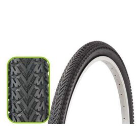 Покрышка велосипедная TRIX 26"x 2.125 (57-559) дорожная, 30 TPI, черная, TYTX-056-M, изображение  - НаВелосипеде.рф