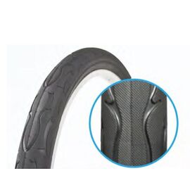 Покрышка велосипедная TRIX 24"х 2.125 (57-507) слик, 30 TPI, черная, TYTX-031-M, изображение  - НаВелосипеде.рф