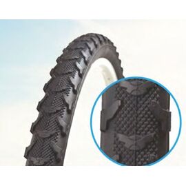 Покрышка велосипедная TRIX 24"х 2.10 (56-507) горная 30 TPI, черная, TYTX-021-M, изображение  - НаВелосипеде.рф