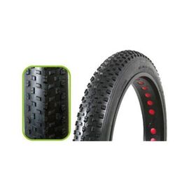Покрышка велосипедная TRIX 20"х 4.00 (101-406) горная, 30 TPI, черная, TYTX-057-M, изображение  - НаВелосипеде.рф