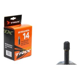 Камера велосипедная TRIX 14"x 1.95/2.125 AV, TBTX-14-195AV TRIX, изображение  - НаВелосипеде.рф