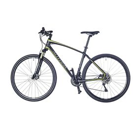 Велосипед-гибрид AUTHOR Synergy 2016, Вариант УТ-00018172: 18"  черный/желтый, изображение  - НаВелосипеде.рф