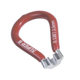 Ключ для спиц SUPER B, 0.136"(Asian), красный, 5560, изображение  - НаВелосипеде.рф