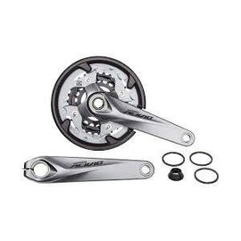 Система шатунов велосипедная SHIMANO Alivio M4050, 9ск, 175 мм, ин.вал, 40/30/22T, защита, EFCM4050EX002C, изображение  - НаВелосипеде.рф