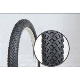 Велопокрышка детская Vinca Sport, 20х2.35, черная, PQ 747 20*2.35 black, изображение  - НаВелосипеде.рф