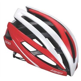 Шлем велосипедный BBB helmet Icarus, бело-красный, размер L, 29 вентиляционных отверстий, BHE-05, изображение  - НаВелосипеде.рф