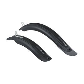 Набор крыльев KELLYS FOGGY 20" (детские), быстросъемное крепление, черные-серый, брызговик, NKE92870, изображение  - НаВелосипеде.рф