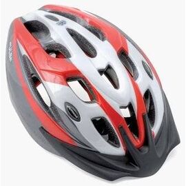 Велошлем спортивный AUTHOR PULSE InMold 092 Red, 15 отверстий (58-65см) красно-белый 8-9001161, изображение  - НаВелосипеде.рф