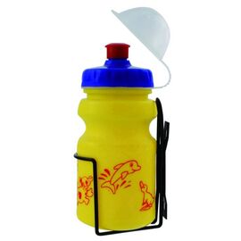 Фляга детская с держателем, объем 0.35 л, пластик 5-340211, изображение  - НаВелосипеде.рф