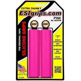 Грипсы велосипедные ESI Extra Chunky, 130 мм, силикон, розовый, XLCPK, изображение  - НаВелосипеде.рф
