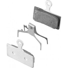 Тормозные колодки SHIMANO для дискового тормоза G01A, пластиковые, пара, с пружиной Y8J79803A, изображение  - НаВелосипеде.рф