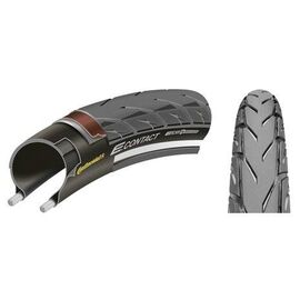 Велопокрышка Continental E.Contact Reflex 26x1.75 (47-559), с отражающей полосой, черная 01006860000, изображение  - НаВелосипеде.рф