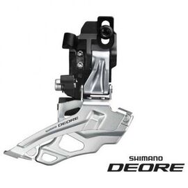 Переключатель передний Shimano Deore M616-D, для 10 ск,  универсальная тяга и хомут, IFDM616D6L, изображение  - НаВелосипеде.рф