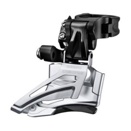 Переключатель передний SHIMANO Deore, для 2x10, верхний хомут (34,9 с адапт 28.6/31.8), IFDM618HX6, изображение  - НаВелосипеде.рф