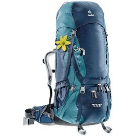 Велорюкзак Deuter Aircontact 70+10 SL, для женщин, 86х32х26, 70 л, бирюзовый, 3320616_3354, изображение  - НаВелосипеде.рф