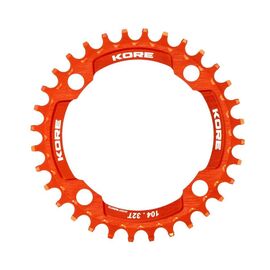 Звезда Kore Narrow Wide Front Chain Ring, 32T, оранжевый, KCRFNW0132OAT, изображение  - НаВелосипеде.рф
