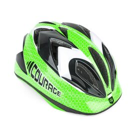 Велошлем AUTHOR Сourage INMOLD, детский/подростковый, Green, Вариант 00-00015485: Размер: 52-57 см, изображение  - НаВелосипеде.рф