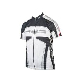 Велофутболка AUTHOR Men Sport 12B черно-белая с молнией XXL, 8-7059562, изображение  - НаВелосипеде.рф