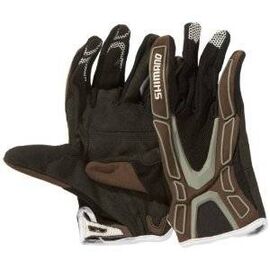 Велоперчатки SHIMANO Team, ореховые, ECW-GLBS-KS32MA4, Вариант 00-00019304: Размер: L, изображение  - НаВелосипеде.рф
