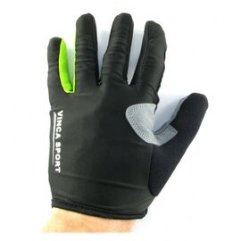 Велоперчатки Vinca sport, черные, VG 926 long, Вариант УТ-00001494: Размер: L, изображение  - НаВелосипеде.рф
