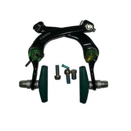 Тормоз TBS BMX Diatech "Hombre" U-Brake, задний, чёрно-зелёные колодки, AD-996 "CORDO",BK, изображение  - НаВелосипеде.рф