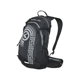 Велосипедный рюкзак KELLYS HUNTER, объём 15л, цвет чёрный/серая молния YKK, HUNTER YKK, изображение  - НаВелосипеде.рф