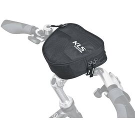 Сумка на руль велосипедная KELLYS GASPER, объем 1л, чёрная, молнии YKK, Handlebar bag GASPER YKK, изображение  - НаВелосипеде.рф