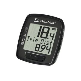 Велокомпьютер SIGMA Topline BC 5.12, 7 функций, проводной, черный, 05120, изображение  - НаВелосипеде.рф