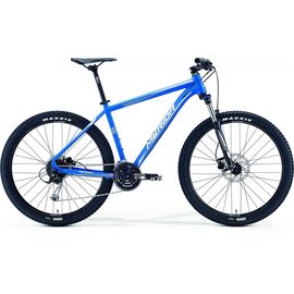 Горный велосипед Merida Big.Seven 100 2016, Вариант УТ-00038733: Рама: 18.5" (Рост: 180 - 185 cm), Цвет: матовый сине-белый, изображение  - НаВелосипеде.рф