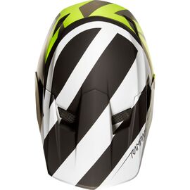 Козырек к шлему Fox Rampage Comp Creo Visor, бело-желтый, пластик, 20302-214-OS, изображение  - НаВелосипеде.рф