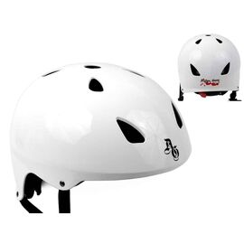 Шлем AUTHOR MISSION универсальный/ВМХ/FREESTYLE 091 Wht, 9 отверстий (54-58см) белый 8-9110030, изображение  - НаВелосипеде.рф