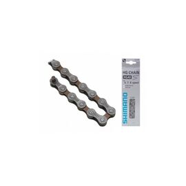 Цепь велосипедная с замком Shimano HG40, 6/7/8 скоростей, 116 звеньев, замок UG51, ECNHG40T116Q, изображение  - НаВелосипеде.рф