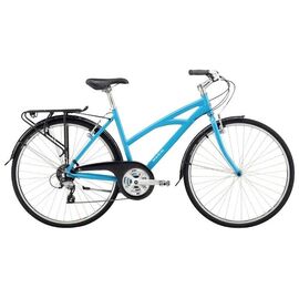 Женский велосипед MARIN Bridgeway Step-Thru, 700C, 2014, Вариант УТ-00002050: Рама 17", рост 156-170 см, голубой, изображение  - НаВелосипеде.рф
