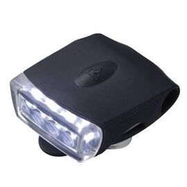 Фонарь передний TOPEAK WhiteLite DX USB, Safety Light, чёрный, белый свет, TMS040B, изображение  - НаВелосипеде.рф