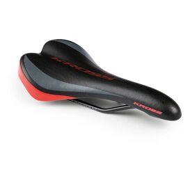 Седло велосипедное Kross STUNT, красный, 278х145 мм, спортивное, T4CSI000846RD, изображение  - НаВелосипеде.рф
