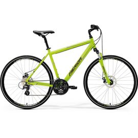 Горный велосипед Merida Crossway 15-MD 2017, Вариант УТ-00037387: Рама: 44cm (Рост: 175 - 180 cm), Цвет: матовый зеленый, изображение  - НаВелосипеде.рф